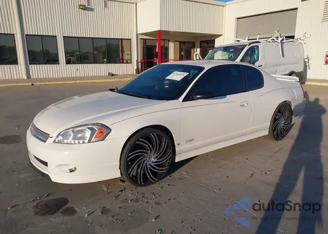 2006 Chevrolet Monte Carlo Ss из США, поврежденный, VIN 2G1WL15C269261387
